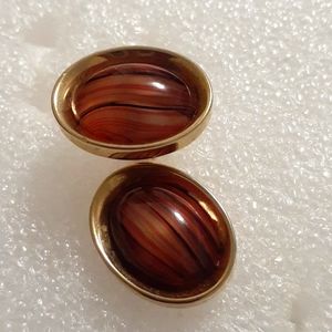 Men's Foster goldtone cufflinks